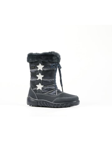 Richter Shoes Winterstiefel in Dunkelblau/ Silber