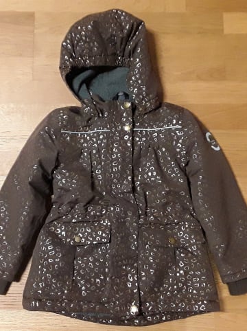mikk-line Winterjacke in Braun/ Gold