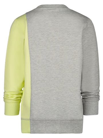 Vingino Sweatshirt "Noef" in Grau/ Limette