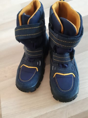 Richter Shoes Winterboots  in Dunkelblau/ Gold