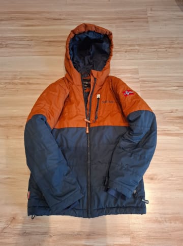 Trollkids Ski-/ Snowboardjacke "Hemsedal"  in Braun/ Dunkelblau