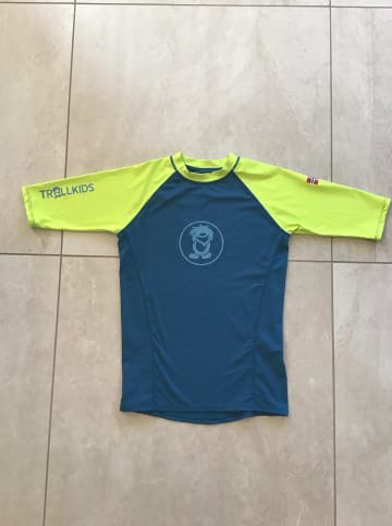 Trollkids Badeshirt "Kvalvika" in Blau