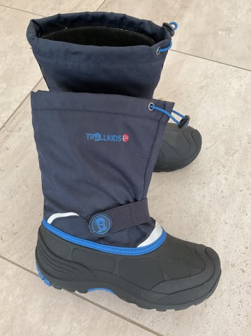 Trollkids Winterboots in Dunkelblau/ Blau