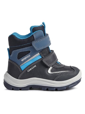 Geox Winterboots "Flanfil" in Dunkelblau/ Blau