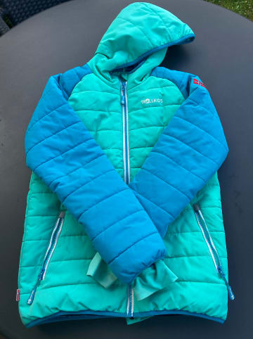 Trollkids Ski-/ Snowboardjacke "Hafjell PRO" in Türkis/ Blau