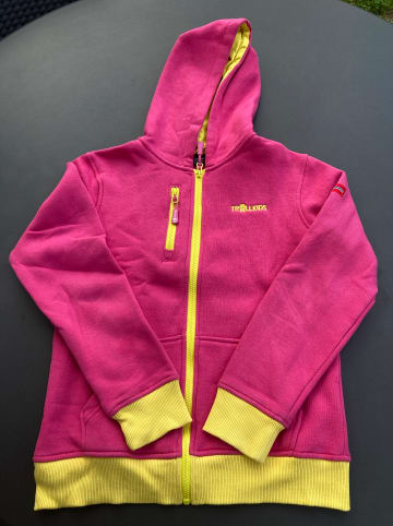 Trollkids Sweatjacke "Oslo" in Pink/ Gelb