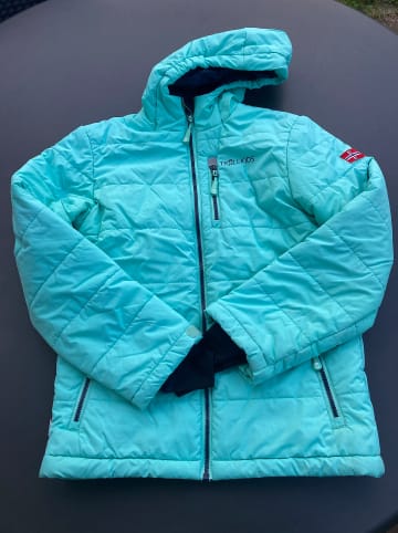 Trollkids Ski-/ Snowboardjacke "Hemsedal" in Mint/ Dunkelblau