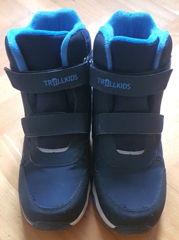 Trollkids Winterboots "Hafjell" in Blau/ Dunkelblau
