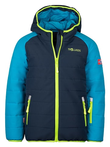 Trollkids Ski-/ Snowboardjacke "Hafjell Pro" in Dunkelblau