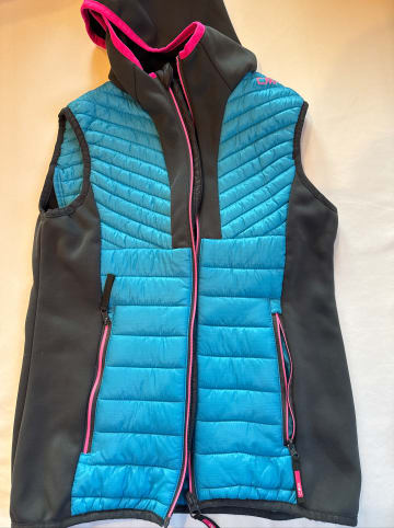cmp Hybridweste in Blau/ Schwarz