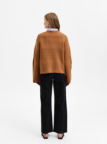 SELECTED FEMME Pullover "Fry" in Camel