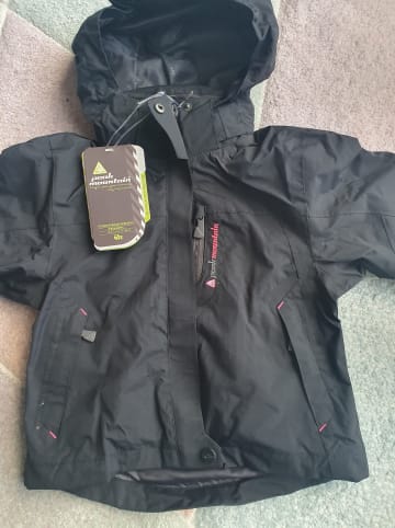 Peak Mountain 3in1-Funktionsjacke in Schwarz/ Pink