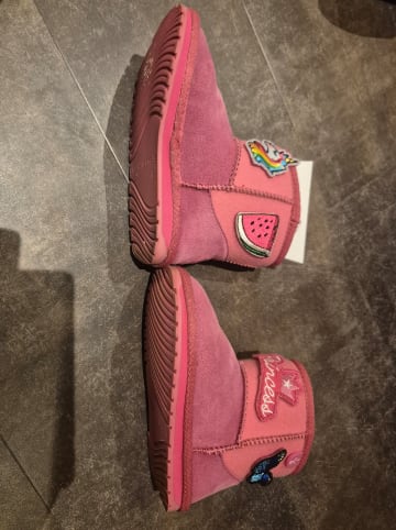 EMU Leder-Winterboots "Wallby Mini" in Pink