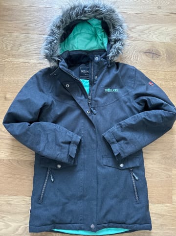 Trollkids Parka "Oslo XT" in Anthrazit/ Mint