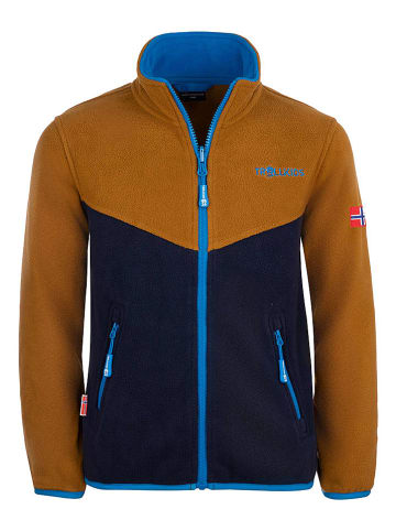 Trollkids Fleecejacke "Oppdal XT" in Hellbraun