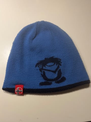 Trollkids Wende-Beanie "Troll" in Dunkelblau/ Hellblau