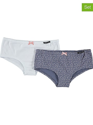 Skiny 2er-Set: Pantys in Grau/ Weiß