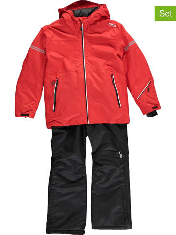cmp 2tlg. Ski-/ Snowboardoutfit in Rot/ Schwarz