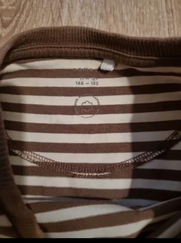 name it Shirt "Louis" in Beige/ Weiß