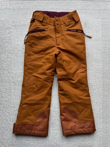 Trollkids Ski-/ Snowboardhose "Rauland" in Hellbraun