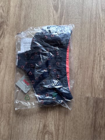 Kanz 2er-Set: Pantys in Weiß/ Orange/ Dunkelblau