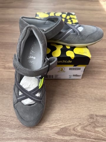 Lurchi Leder-Spangenballerinas "Maike" in Grau
