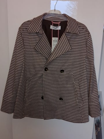 Gerry Weber Blazer in Schwarz/ Braun/ Creme