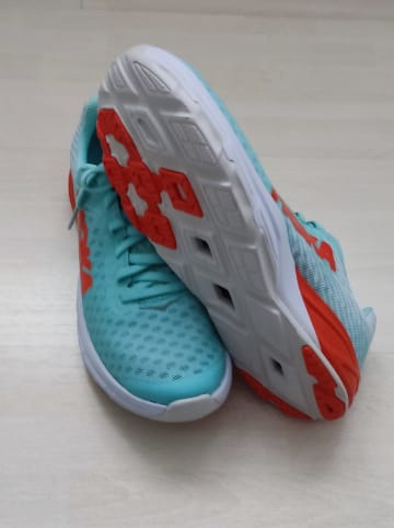 HOKA ONE ONE Laufschuhe "Evo Carbon Rocket" in Hellblau/ Orange