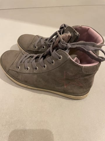 Lurchi Leder-Sneakers "Shelly" in Grau