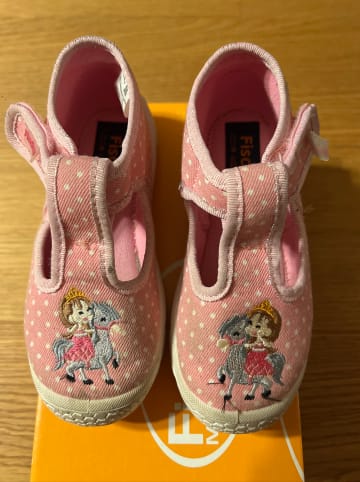 Fischer Markenschuh Hausschuhe "Honey" in Rosa