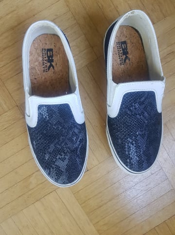 British Knights Slipper "Jam" in Schwarz/ Weiß