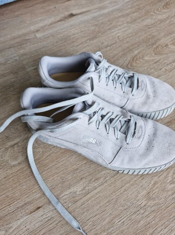 Puma Leder-Sneakers "Carina 2.0" in Grau