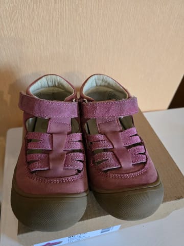 lamino Leder-Halbsandalen in Lila