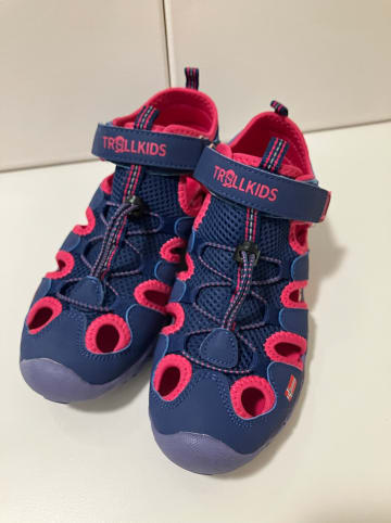 Trollkids Halbsandalen "Kristiansand" in Lila/ Pink