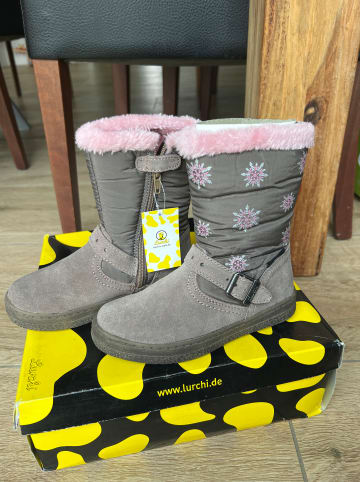 Lurchi Leder-Winterboots "Anika" in Beige