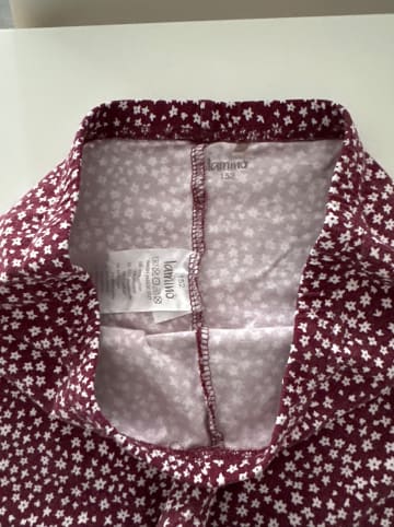 lamino Leggins Bordeaux mit Blumen
