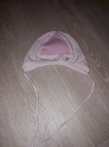 Döll Mütze in Rosa/ Weiß