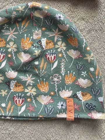 LiVi Beanie "Autum Meadow Green" in Grün