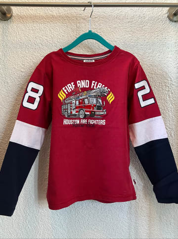 Salt and Pepper Longsleeve in Rot