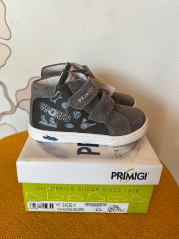 Primigi Leder-Lauflernschuhe in Grau