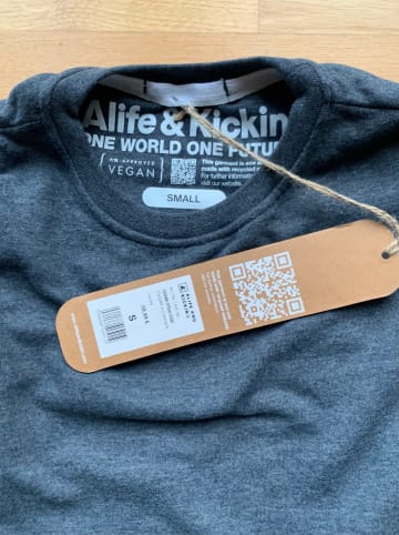 alife and kickin Sweatshirt „Darin“ in Anthrazit