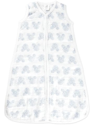 aden by aden + anais Sommerschlafsack "Mickey" in Weiß/ Hellblau