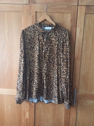 Rich & Royal Bluse in Braun/ Schwarz