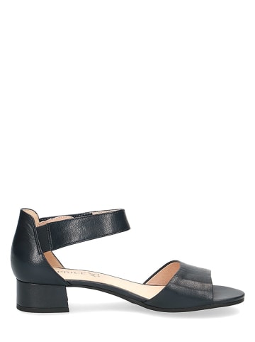 Caprice Leder-Sandaletten "Carla" in Dunkelblau