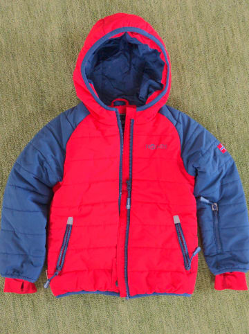 Trollkids Ski-/ Snowboardjacke "Hafjell Pro" in Rot/ Dunkelblau