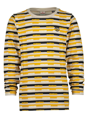 Vingino Longsleeve "Jeffly" in Gelb/ Beige/ Schwarz