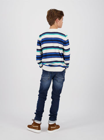 Vingino Pullover "Macao" in Dunkelblau/ Weiß