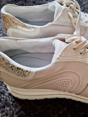 Tamaris Leder-Sneakers in Taupe