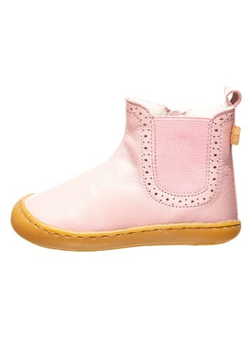 BO-BELL Leder-Chelsea-Boots in Rosa