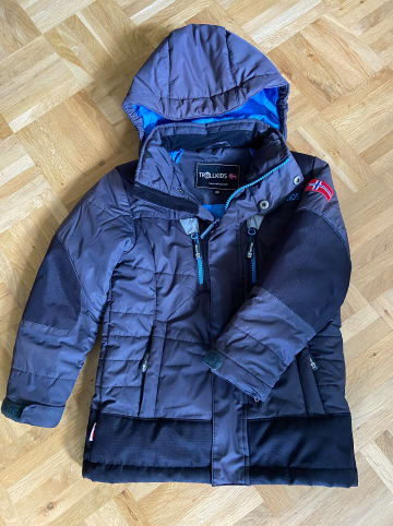 Trollkids Winterjacke "Narvik" in Grau/ Blau